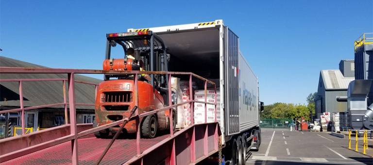 Unloading Feed at WEG